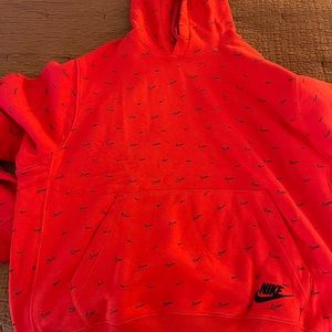 Nike XL red hoodie - never worn